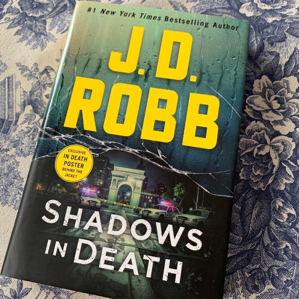 Shadows in Death by J.D. Robb Hardcover Book Eve Dallas Mystery Crime Fiction